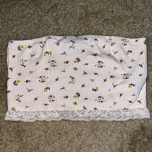 forever 21 floral tube top